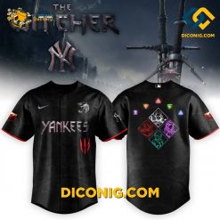 Witcher New York Yankees Strike Like A Wolf MLB Baseball Jersey