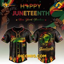 MLB New York Yankees Juneteenth Freedom Baseball Jersey