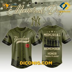 MLB New York Yankees Memorial Day Tribute Baseball Jersey