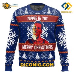 yippee ki yay die hard christmas ugly sweater