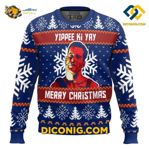 Yippee Ki Yay Die Hard Christmas Ugly Sweater