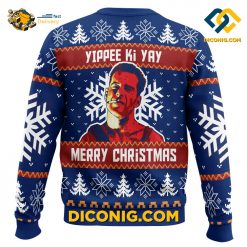 yippee ki yay die hard christmas ugly sweater