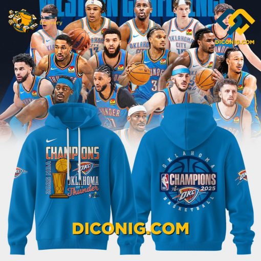 2025 NBA Champions Oklahoma City Thunder Hoodie