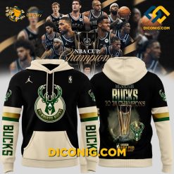 Milwaukee Bucks NBA Cup Champions Hoodie
