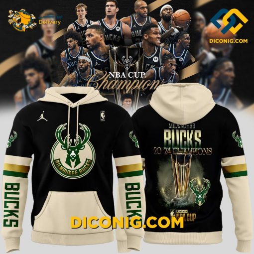 Milwaukee Bucks NBA Cup Champions Hoodie