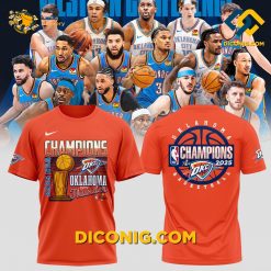 Oklahoma City Thunder 2025 NBA Champions Hoodie