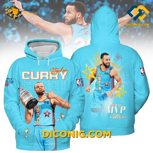 Stephen Curry MVP All-Star 2025 Hoodie Custom Set